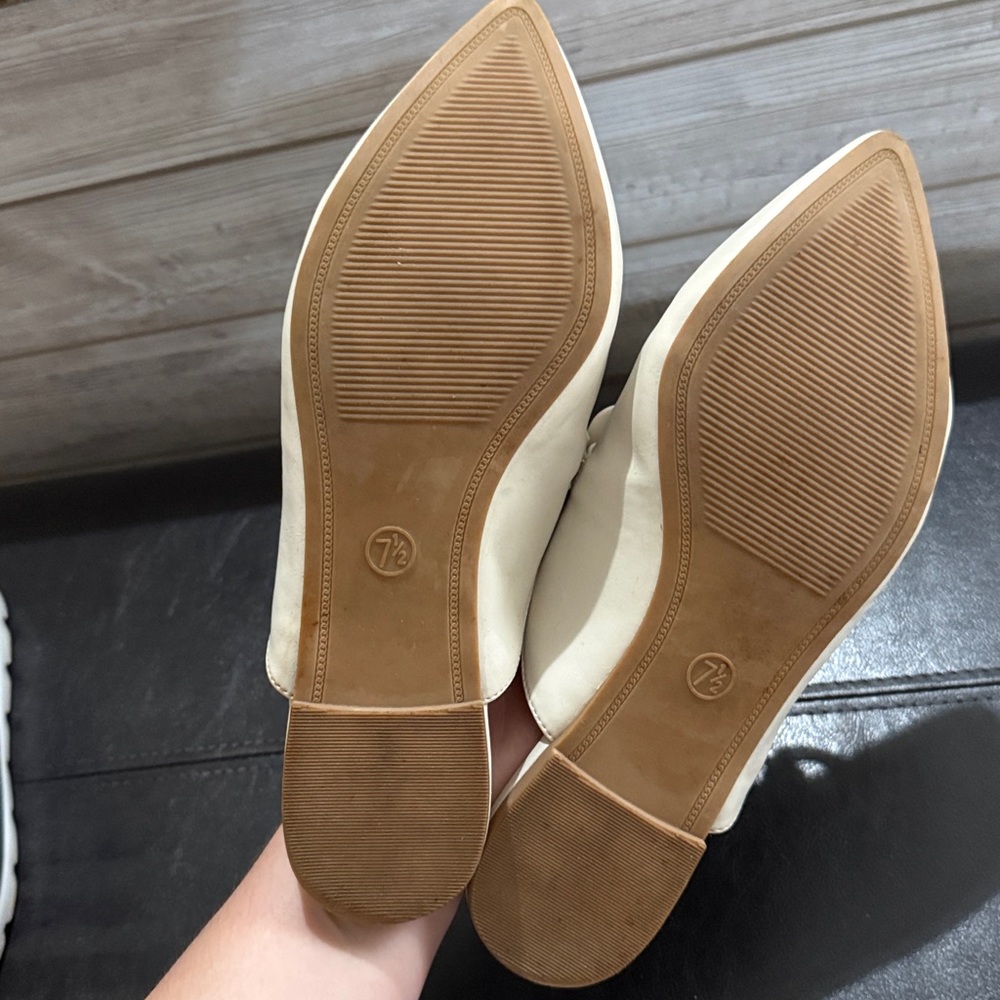 A New Day Women's White Chain Mules - Picture 3 of 4